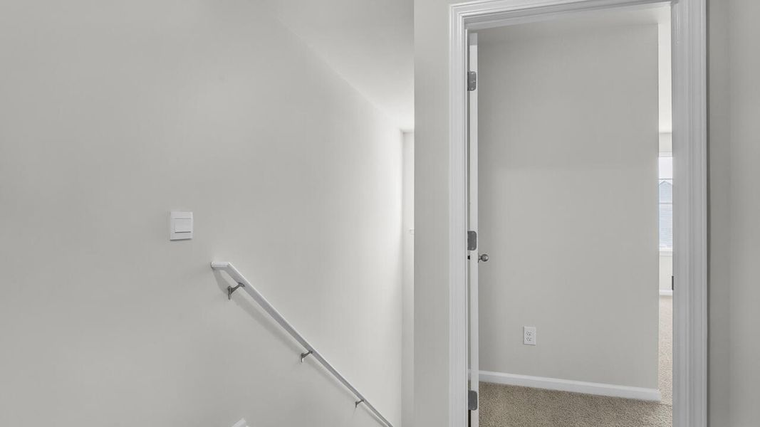 Spacious, unfurnished interior of a new home in Townes at Seabrooke, Leland (Image 19).