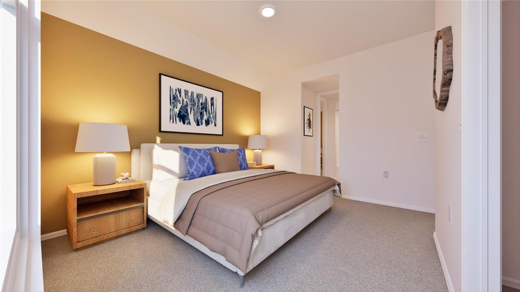 Furnished interior view inside a new home in Samara: Wentworth, League City (Image 15).
