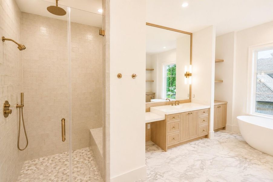 Furnished interior view inside a new home in , Houston (Image 14).
