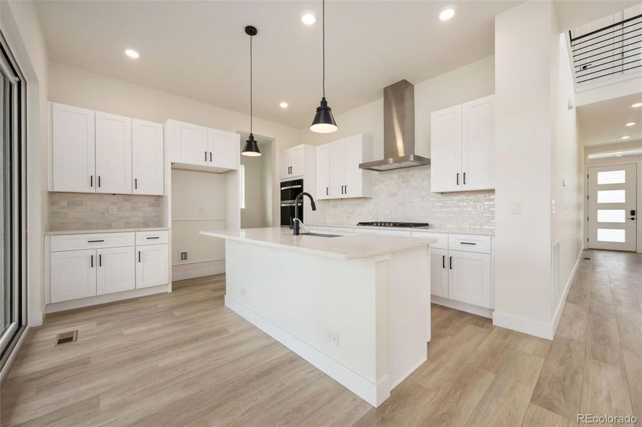Furnished interior view inside a new home in Festival at RainDance, Windsor (Image 3).