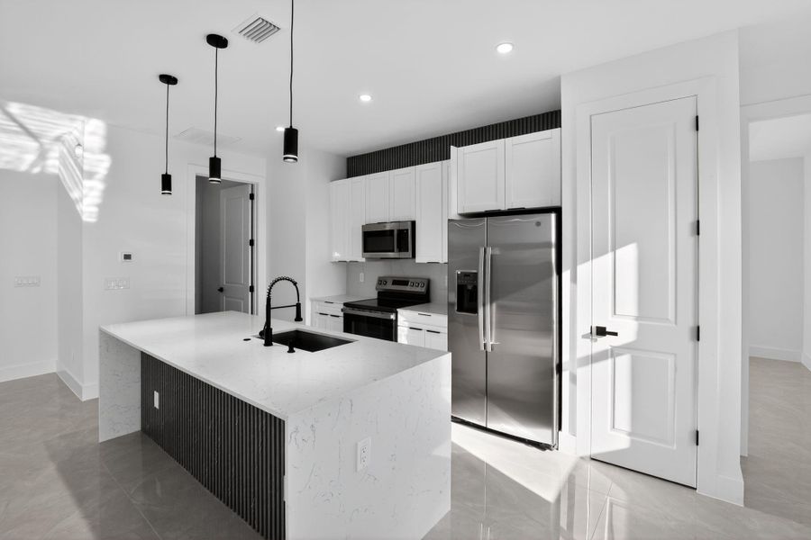 Furnished interior view inside a new home in , Cape Coral (Image 5). Furnished interior view inside a new home in , Cape Coral (Image 5).