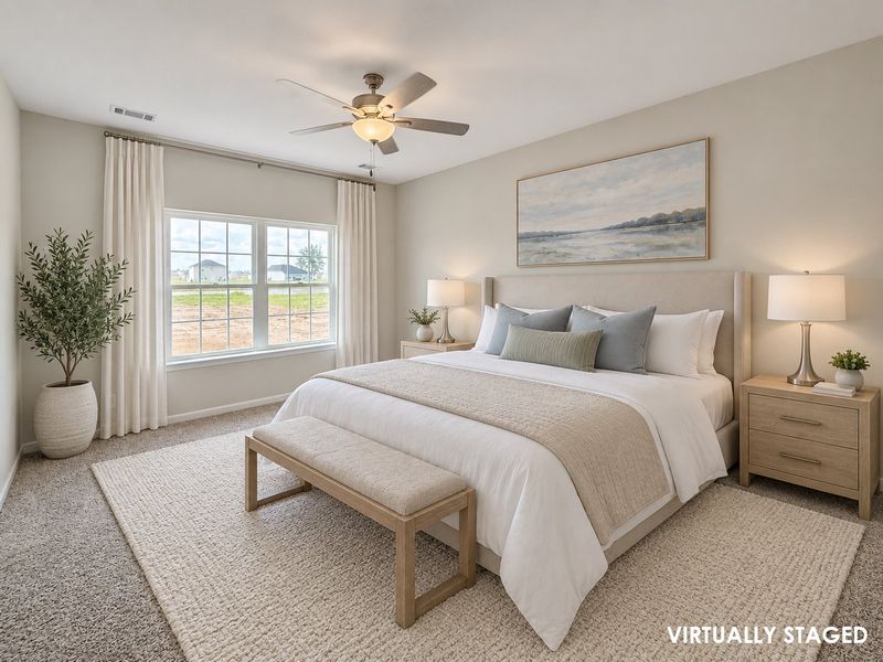 Furnished interior view inside a new home in The Village at Sassafras, Allenhurst (Image 13). Furnished interior view inside a new home in The Village at Sassafras, Allenhurst (Image 13).