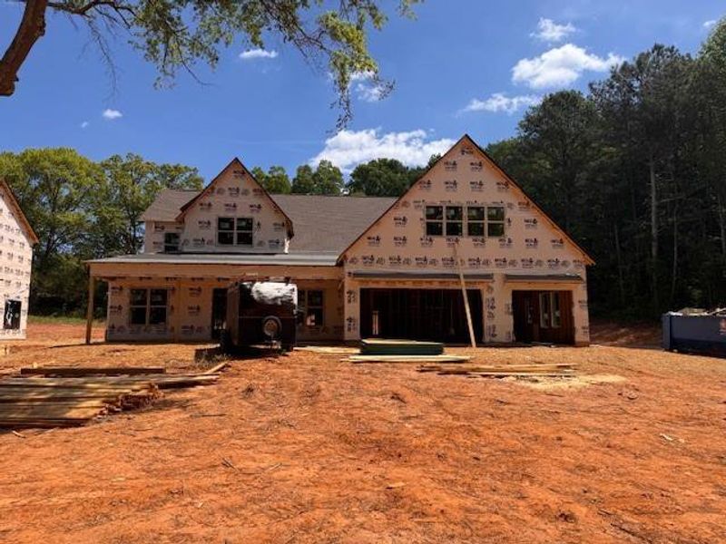In-progress construction of a new home in , Buford, GA (Image 4).