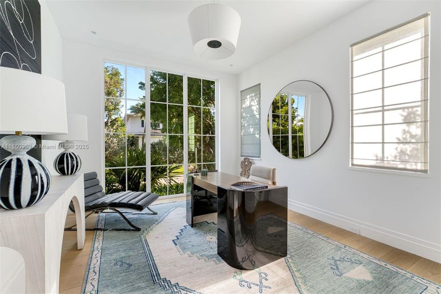 Furnished interior view inside a new home in , Key Biscayne (Image 15). Furnished interior view inside a new home in , Key Biscayne (Image 15).