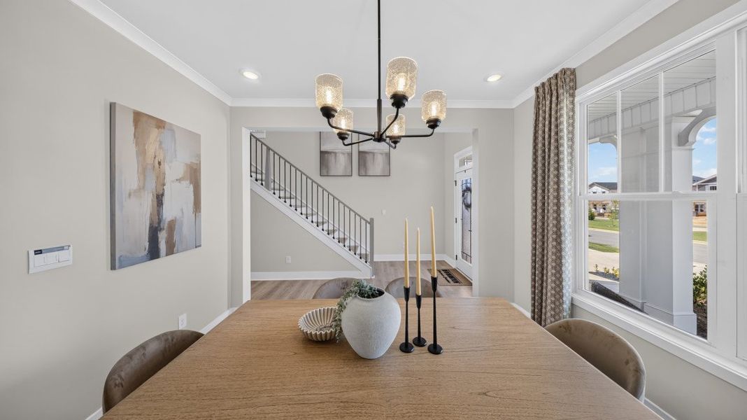 Furnished interior view inside a new home in Westport, York (Image 10).