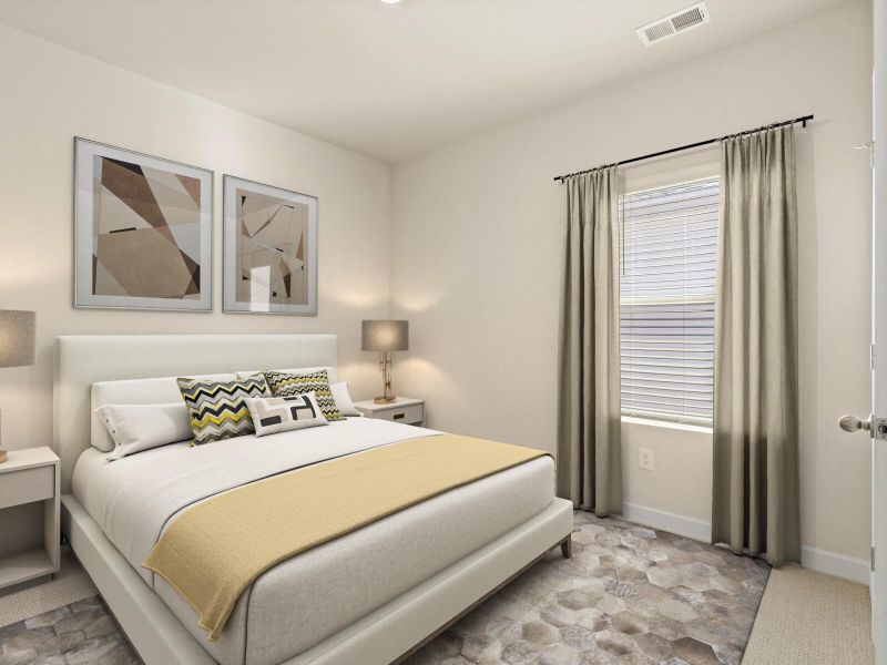 Furnished interior view inside a new home in The Coves at Lakes of Cane Bay II, Summerville (Image 11). Furnished interior view inside a new home in The Coves at Lakes of Cane Bay II, Summerville (Image 11).