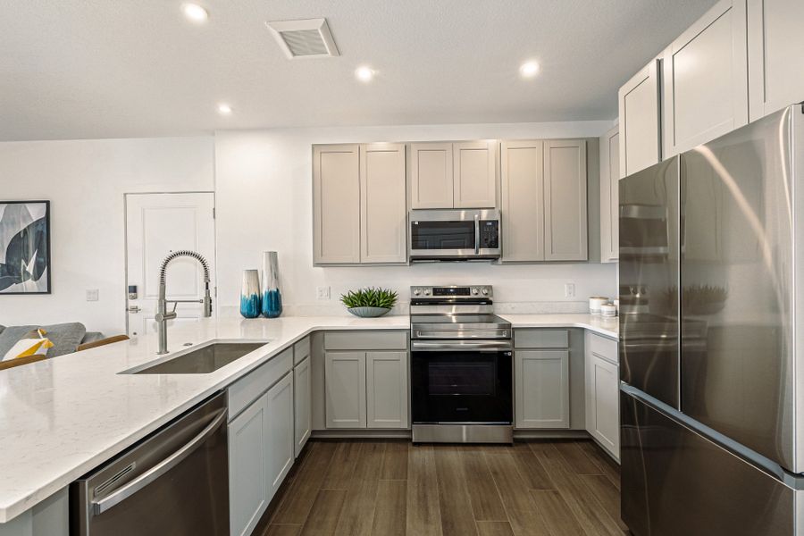 Furnished interior view inside a new home in The Scene at Sloan's Lake, Denver (Image 12).