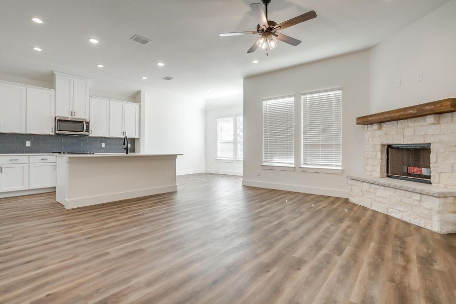 Representative furnished interior of a home built from the The Sabinal by Trinity Classic Homes in Covenant Park, Springtown (Image 7). Representative furnished interior of a home built from the The Sabinal by Trinity Classic Homes in Covenant Park, Springtown (Image 7).