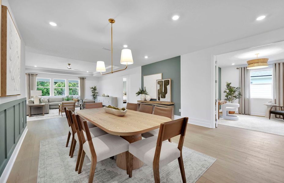 Furnished interior view inside a new home in Hyland Trail, Green Cove Springs (Image 4).