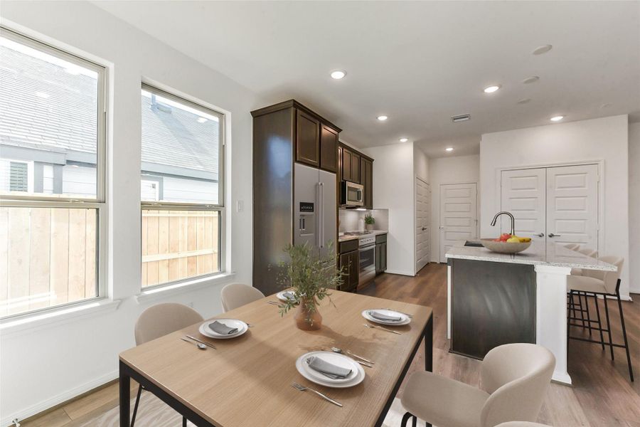 Furnished interior view inside a new home in Colony at Pinehurst, Pinehurst (Image 11).