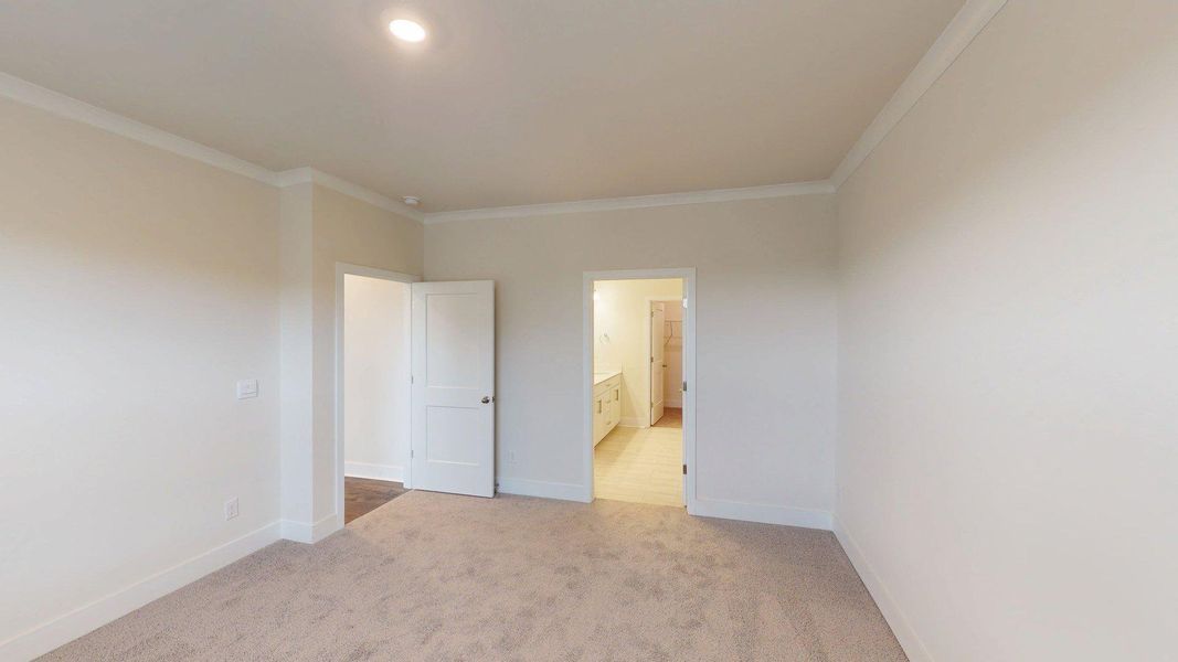 Representative unfurnished interior of a home built from the Cypress by D.R. Horton in Avalon, Gastonia (Image 19).