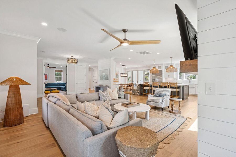 Furnished interior view inside a new home in , Isle Of Palms (Image 6).