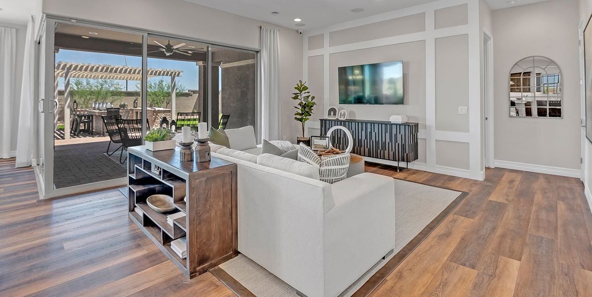 Furnished interior view inside a new home in Palo Verde at North Creek, Queen Creek (Image 11).