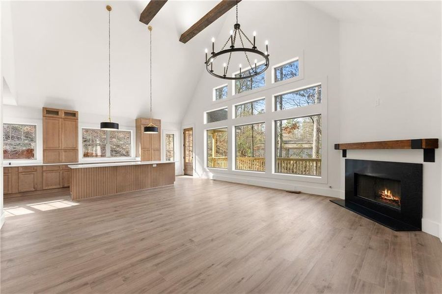 Spacious, unfurnished interior of a new home in , Dawsonville (Image 40).