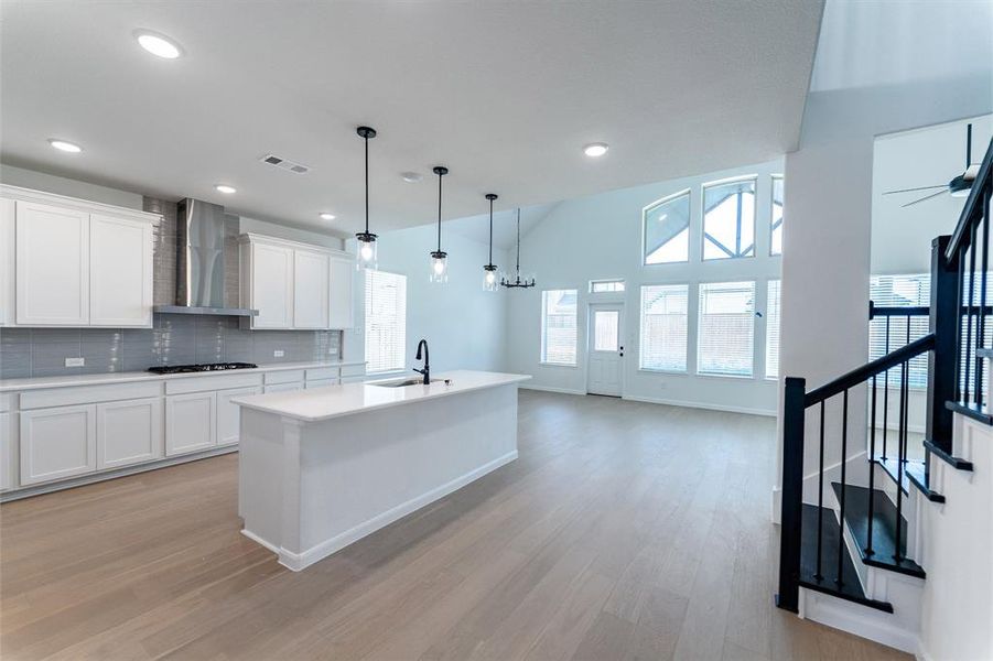 Furnished interior view inside a new home in Green Meadows, Celina (Image 4). Furnished interior view inside a new home in Green Meadows, Celina (Image 4).