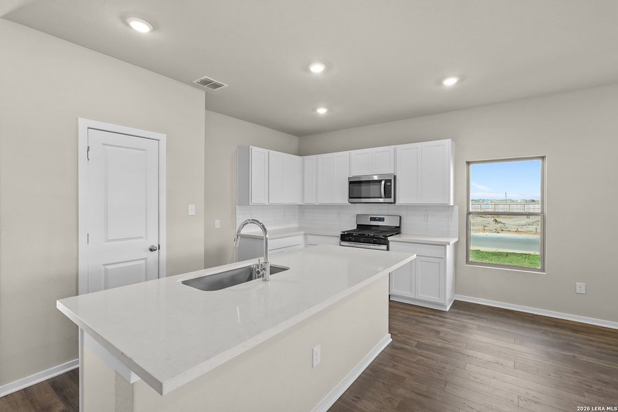 Furnished interior view inside a new home in Summerlin, San Antonio (Image 10).