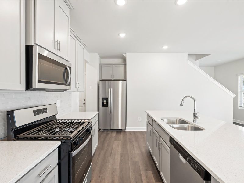 Furnished interior view inside a new home in The Farm at Wells Creek - Heritage Collection, Gray Court (Image 4).