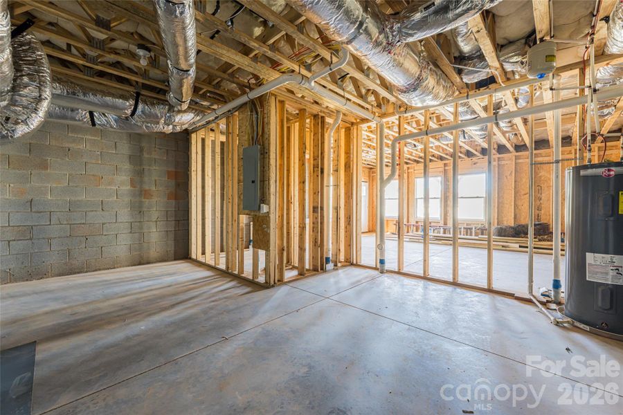 In-progress construction of a new home in , Asheville, NC (Image 41).