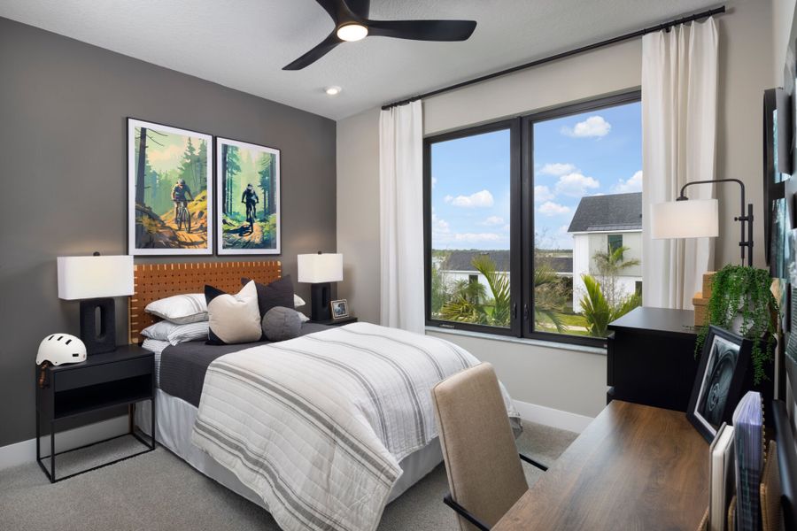 Representative furnished interior of a home built from the Marguerite by Mattamy Homes in Newfield, Palm City (Image 11).