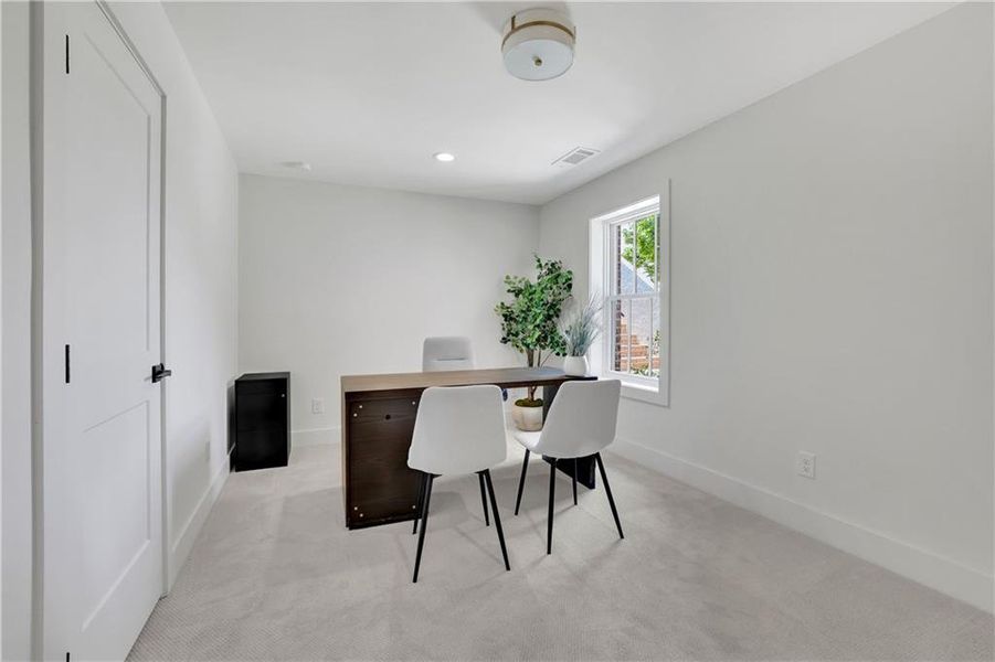Furnished interior view inside a new home in Skyview On Broad, Sugar Hill (Image 17).