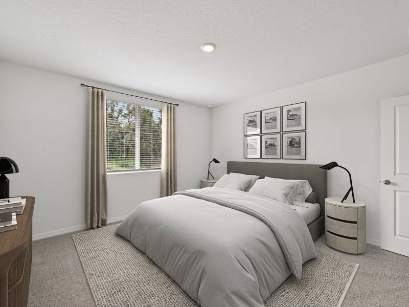 Furnished interior view inside a new home in Magnolia Bay - Classic Series, Nokomis (Image 9).