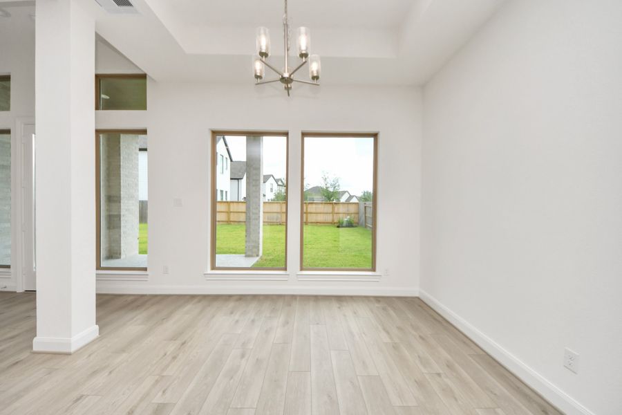 Representative unfurnished interior of a home built from the Madeline by Risewell Homes in Marvida, Cypress (Image 11). Representative unfurnished interior of a home built from the Madeline by Risewell Homes in Marvida, Cypress (Image 11).