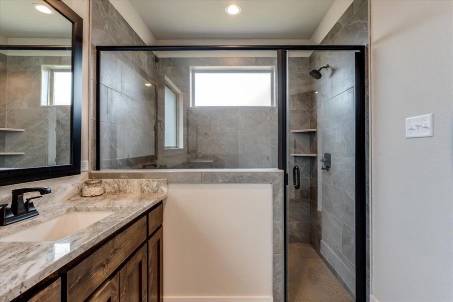 Furnished interior view inside a new home in , Godley (Image 16).