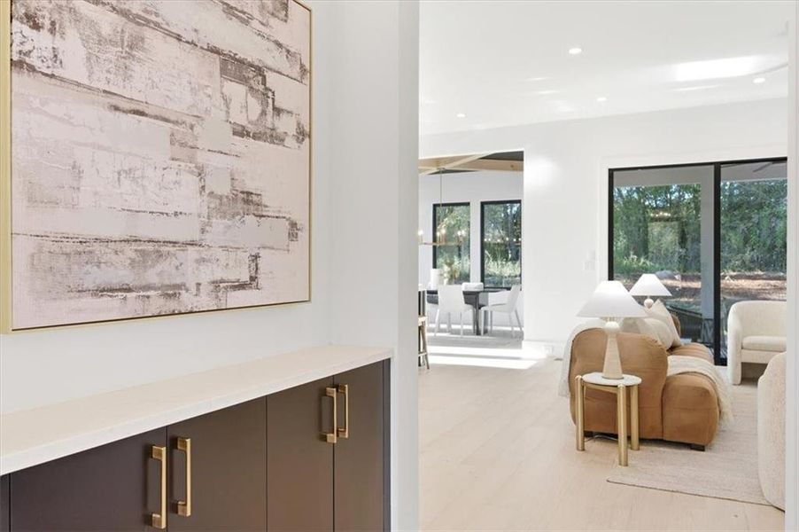 Furnished interior view inside a new home in Aster, Roswell (Image 76).