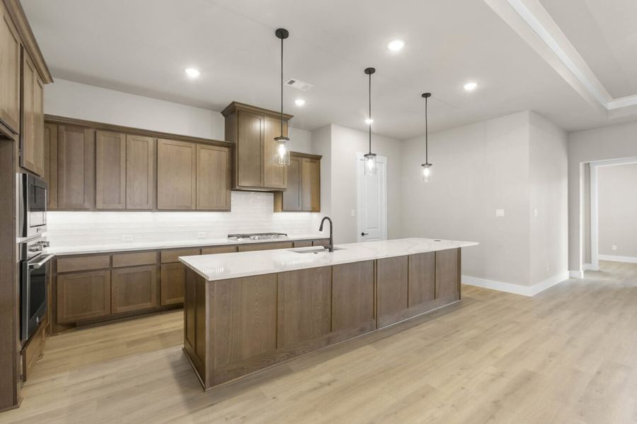 Furnished interior view inside a new home in Ladera at Tavolo Park, Fort Worth (Image 6).