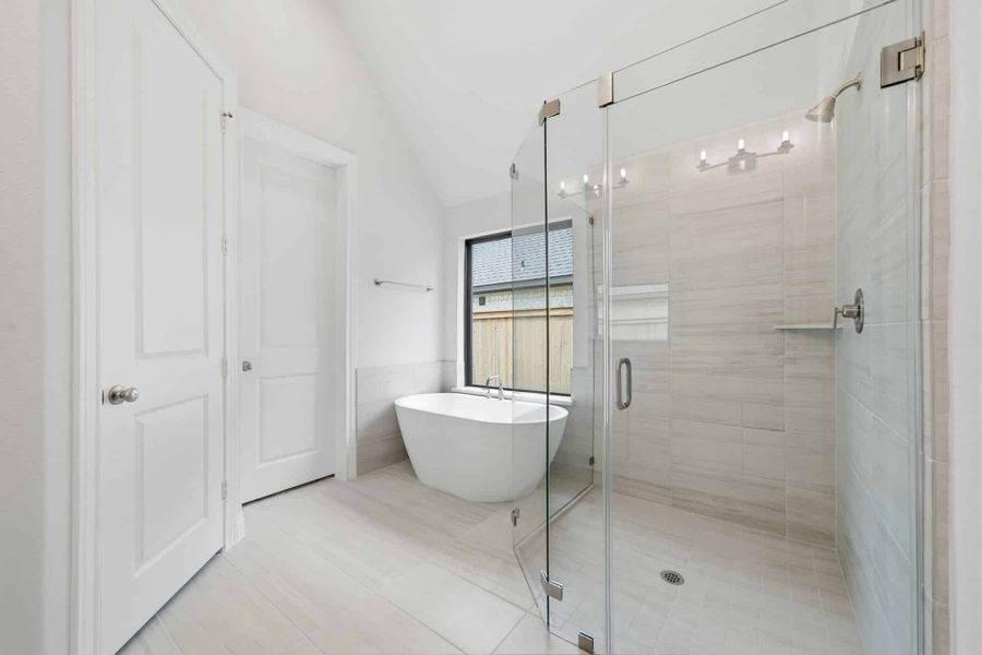 Furnished interior view inside a new home in Bridgeland 50′, Cypress (Image 9).