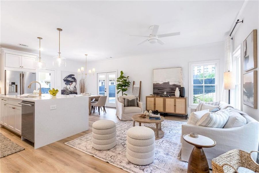 Furnished interior view inside a new home in Stillwood, Hapeville (Image 23).
