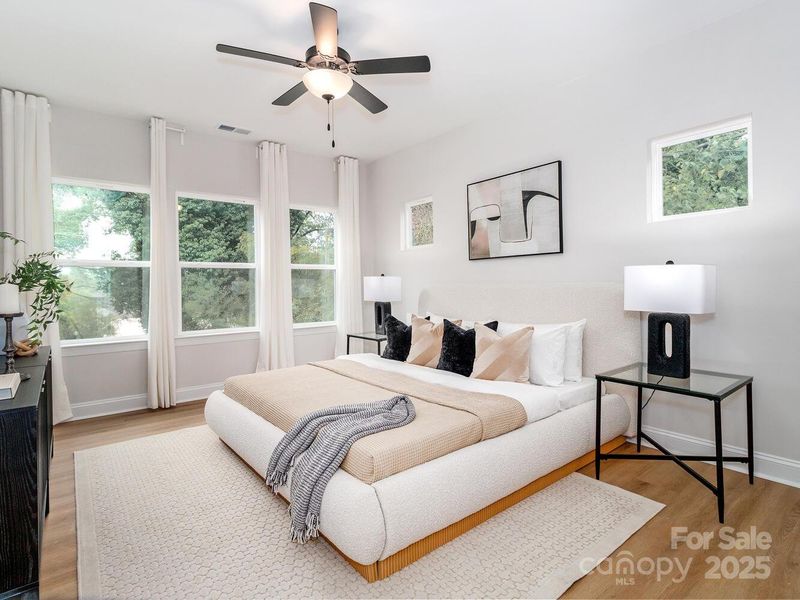 Furnished interior view inside a new home in , Charlotte (Image 4).