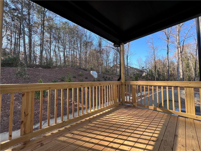 Exterior details and patio area of a home in , Tucker (Image 19).