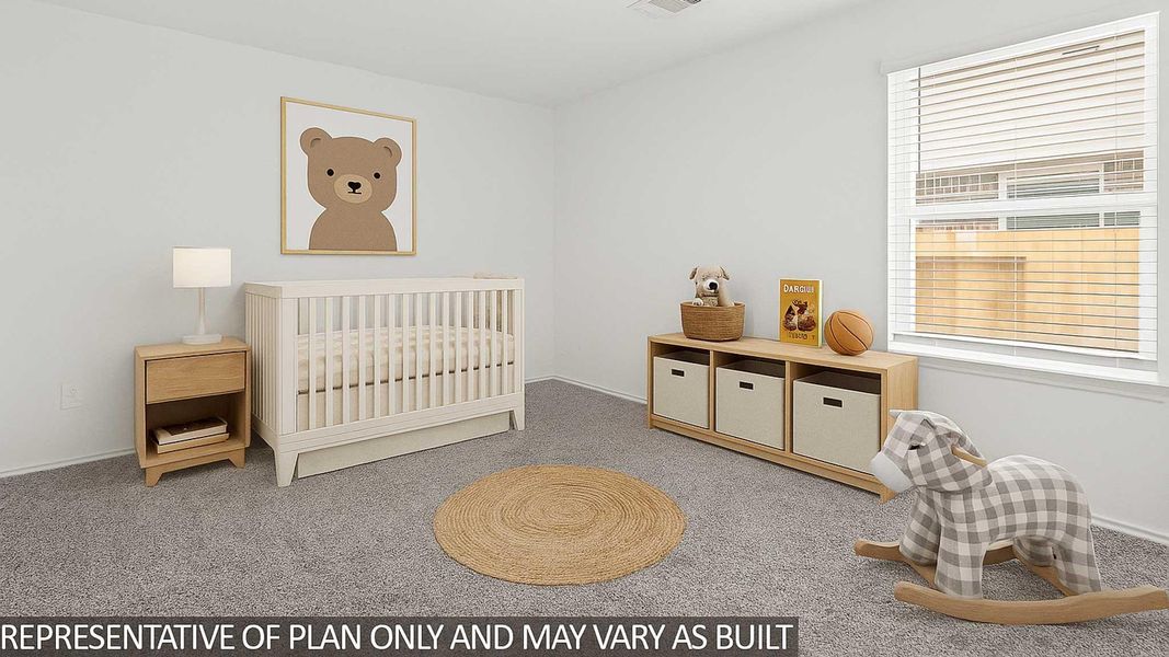 Furnished interior view inside a new home in The Canopies, Splendora (Image 9).