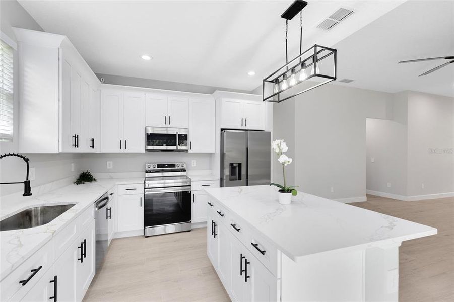 Furnished interior view inside a new home in , Orange City (Image 5).