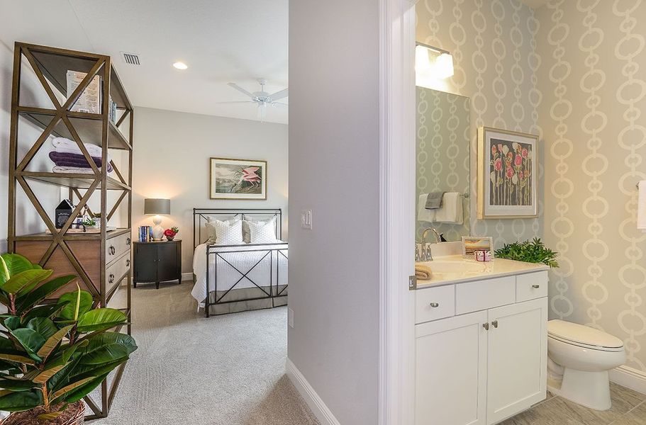 Furnished interior view inside a new home in Grand Palm, Venice (Image 10).