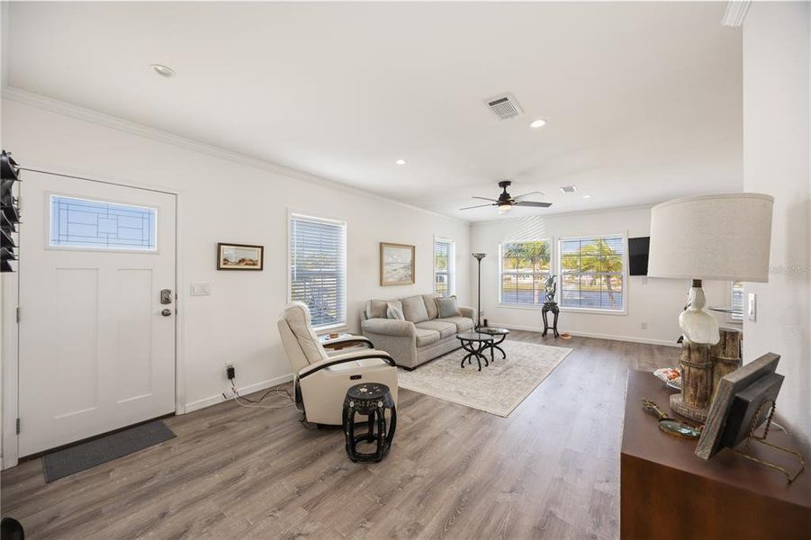 Furnished interior view inside a new home in , Englewood (Image 3). Furnished interior view inside a new home in , Englewood (Image 3).