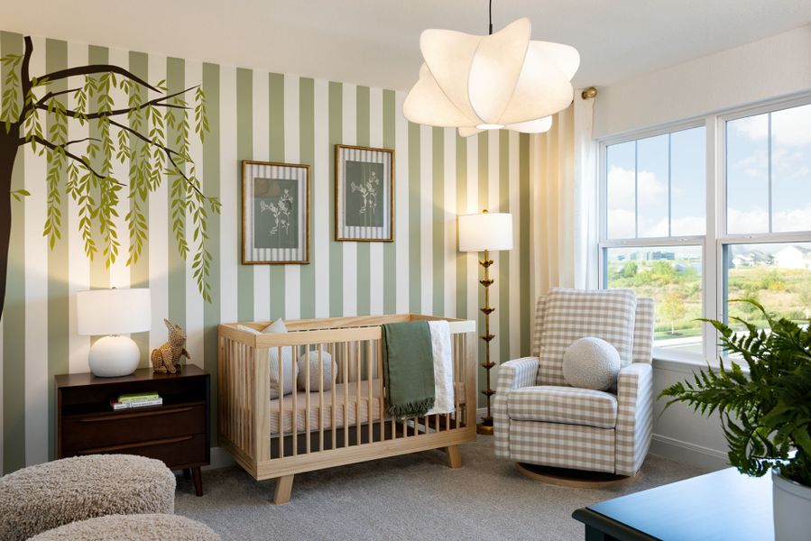 Furnished interior view inside a new home in Patterson Ranch, Georgetown (Image 5).