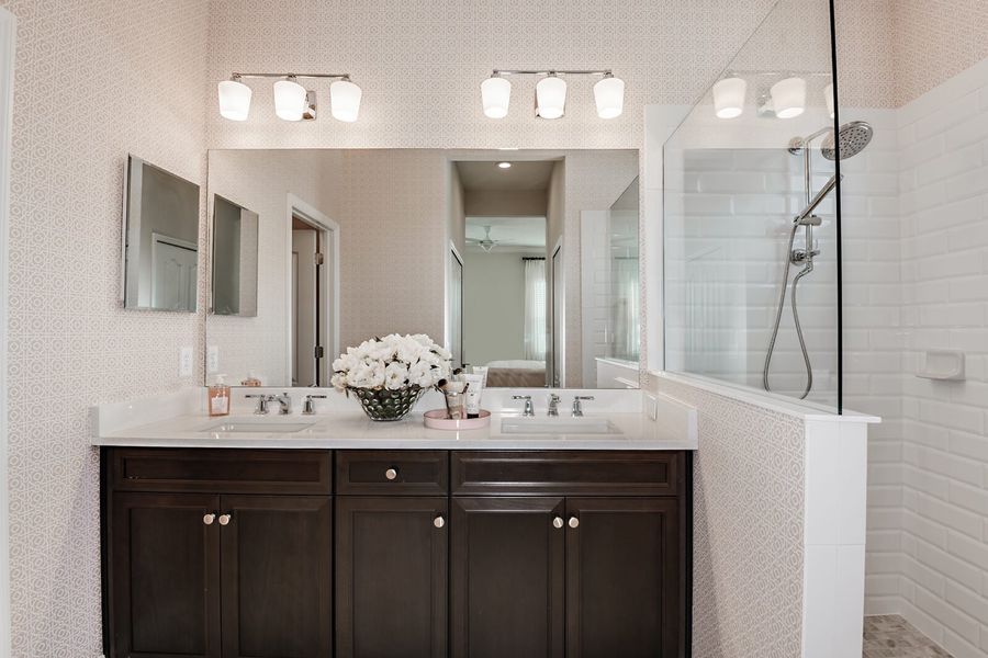 Furnished interior view inside a new home in Kings Gate, Punta Gorda (Image 16).