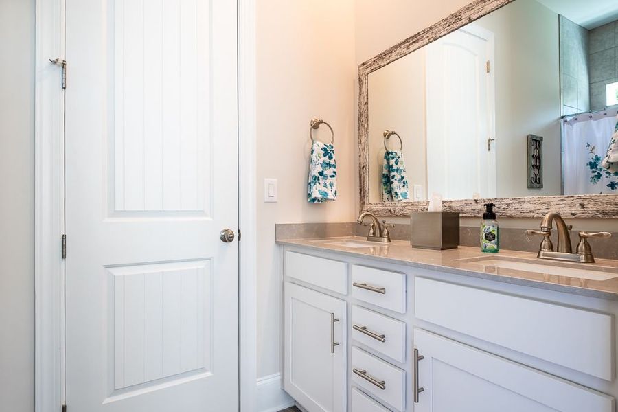 Representative furnished interior of a home built from the Columbia by Greybrook Homes in Harbor Watch, Statesville (Image 18).