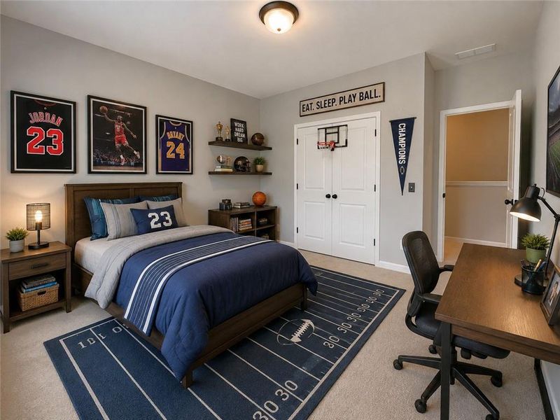 Furnished interior view inside a new home in , Lilburn (Image 10).
