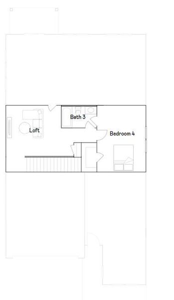 2D floor plan layout of this home in , Summerville, SC (Image 3).