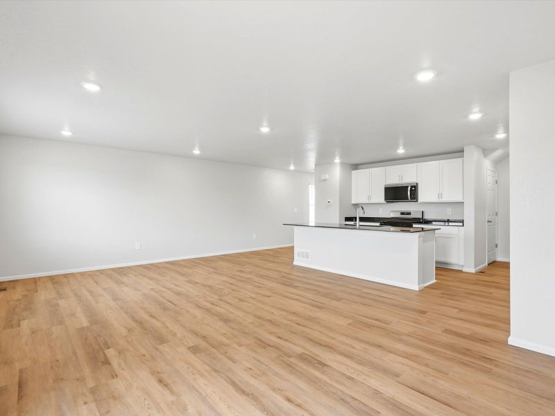 Spacious, unfurnished interior of a new home in Lorson Ranch: The Trail Collection, Colorado Springs (Image 12). Spacious, unfurnished interior of a new home in Lorson Ranch: The Trail Collection, Colorado Springs (Image 12).