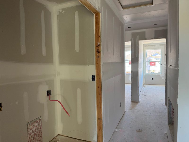 Convenient 2nd floor laundry closet