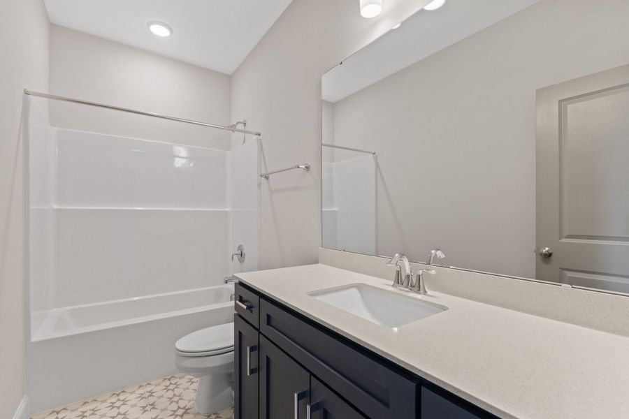 Representative furnished interior of a home built from the The Juniper by RobuckHomes in Kennebec Crossing, Angier (Image 71).