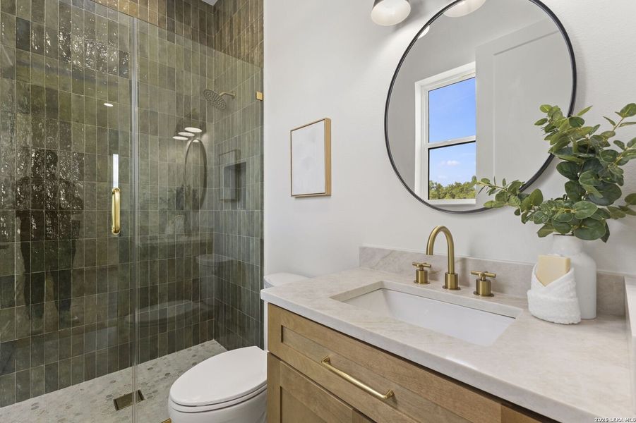 Furnished interior view inside a new home in , Blanco (Image 31). Furnished interior view inside a new home in , Blanco (Image 31).