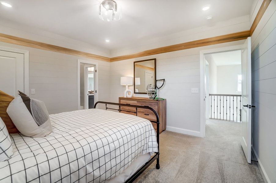 Representative furnished interior of a home built from the Lexington II by Caruso Homes in Rolling Meadows, Mooresville (Image 59).