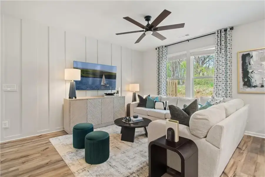 Furnished interior view inside a new home in Diamante, Stockbridge (Image 17).