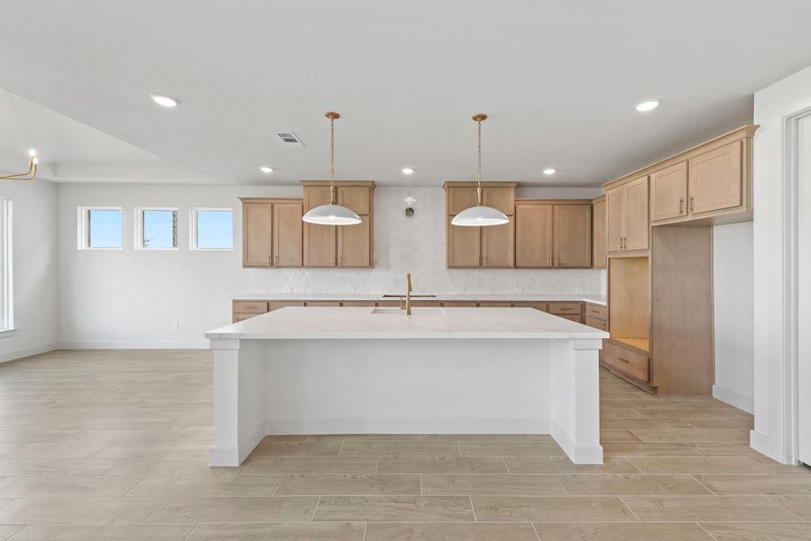 Furnished interior view inside a new home in Bridgeland, Cypress (Image 6).