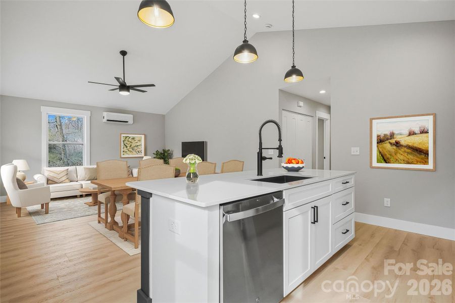 Furnished interior view inside a new home in , Asheville (Image 28).